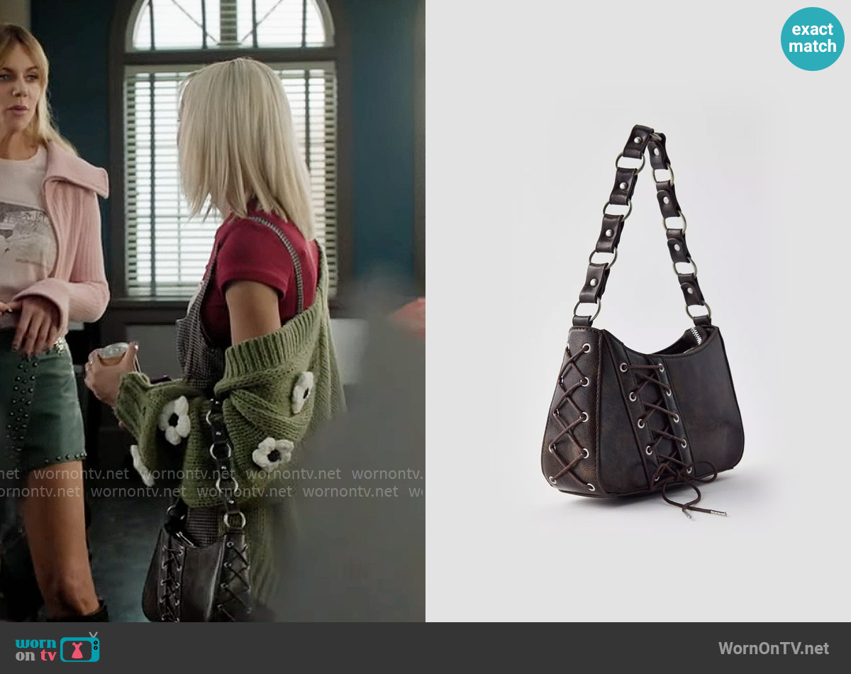 Silence + Noise Kez Boho Laced Bag worn by Ava (Amirah J) on High Potential