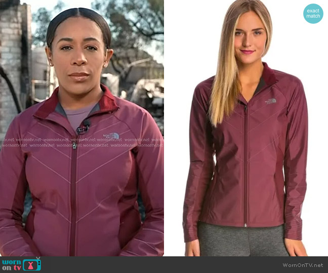 The North Face Windfall FlashDry Isotherm Jacket worn by Dana Griffin on Today