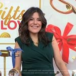 Adrianna’s green sleeveless blazer dress on Today