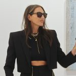 Jenna’s black cropped blazer and pants on The Real Housewives of New York City