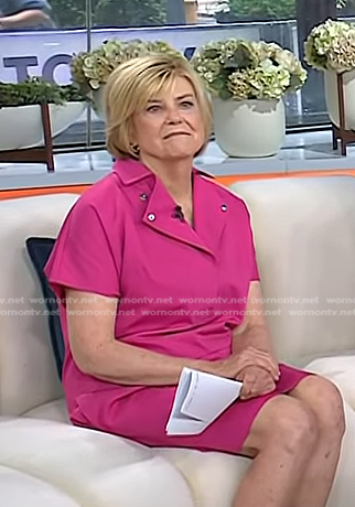 Anne’s pink shirtdress on Today