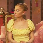 Ariana Grande’s yellow maxi dress on E! News