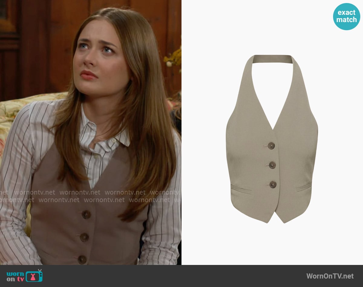 Babaton Leading Vest worn by Faith Newman (Reylynn Caster) on The Young and the Restless