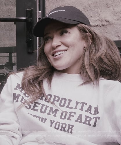Brynn’s Museum of Art sweatshirt on The Real Housewives of New York City