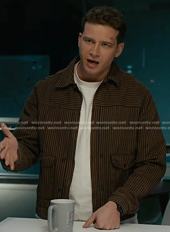 Buck’s brown striped jacket on 9-1-1