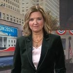 Christine’s green velvet blazer on Today