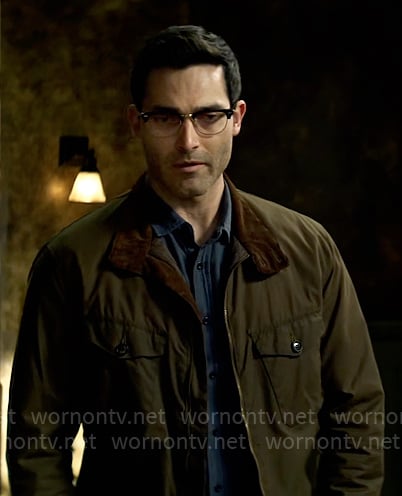 Clark’s olive green jacket on Superman and Lois