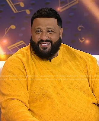 DJ Khaled’s yellow sweater on Today