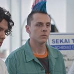 Eli’s green denim jacket on Cobra Kai