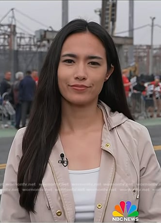 Emilie’s beige jacket on Today