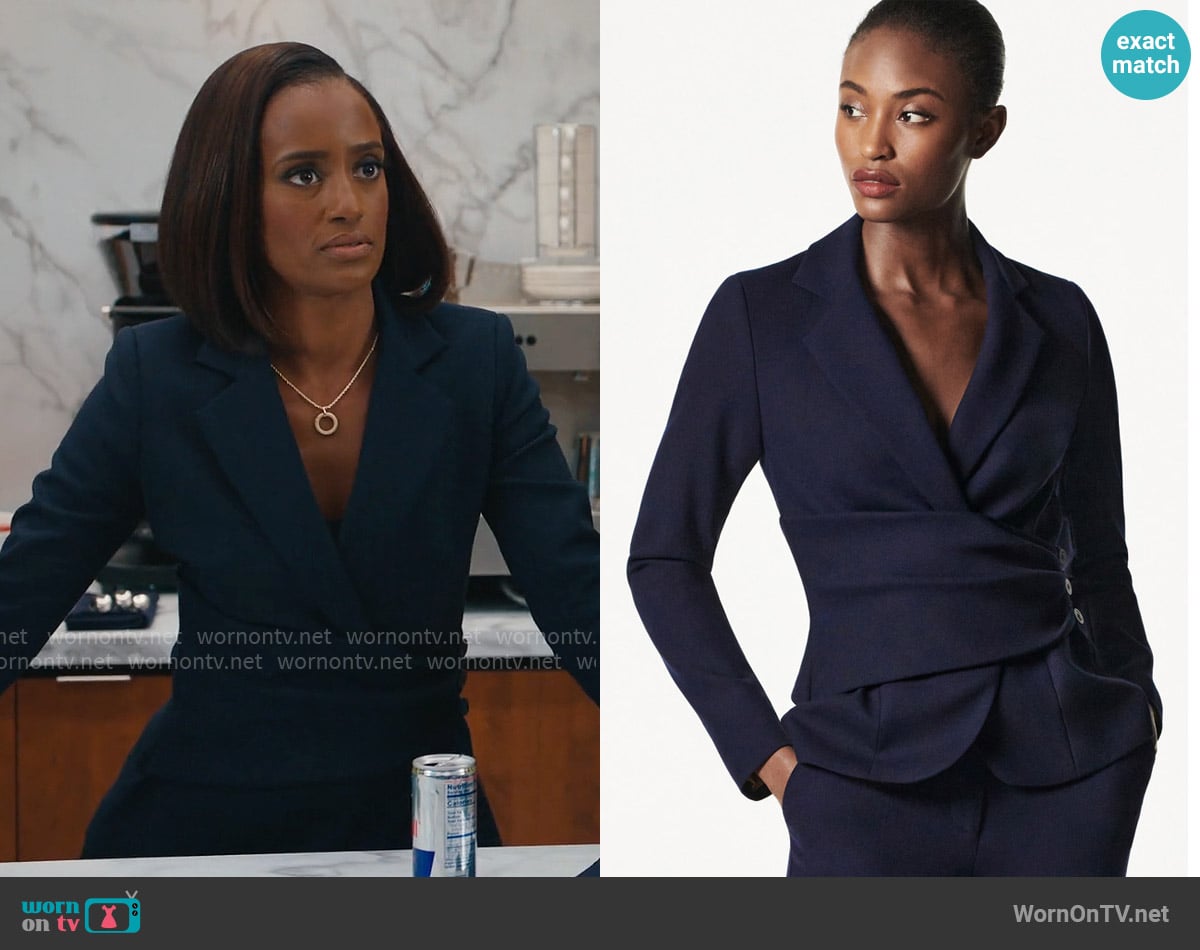 The Fold London Ultimate Wool Collingham Jacket worn by Olympia (Skye P. Marshall) on Matlock