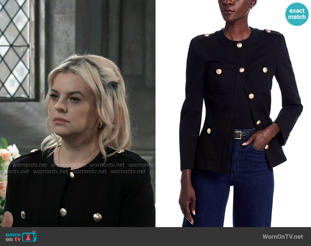 Generation Love Alec Ponte Blazer worn by Maxie Jones (Kirsten Storms) on General Hospital