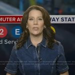 Heather's zip front denim dress on Good Morning America