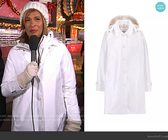 Jane Post Iconic Princess Rain Slicker Coat worn by Hoda Kotb on Today