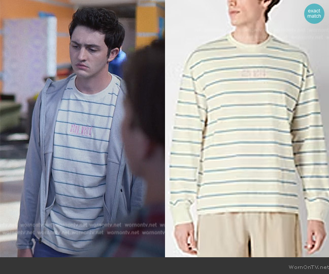 JC Penny Stay Weird Stripe Tee