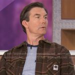 Jerry’s brown plaid shirt on The Talk
