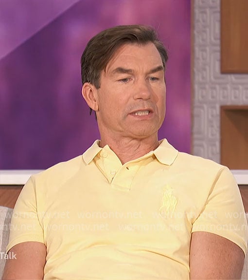 Jerry’s yellow polo shirt on The Talk