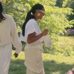 Jessel’s embroidered fringe skirt on The Real Housewives of New York City