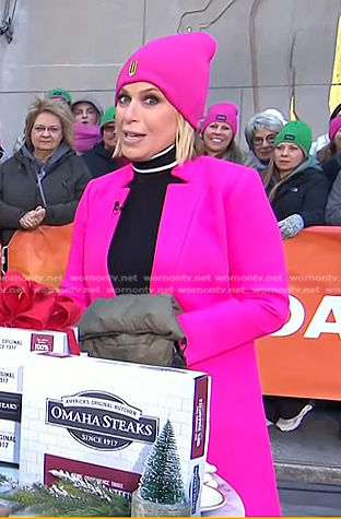 Jill’s pink coat on Today