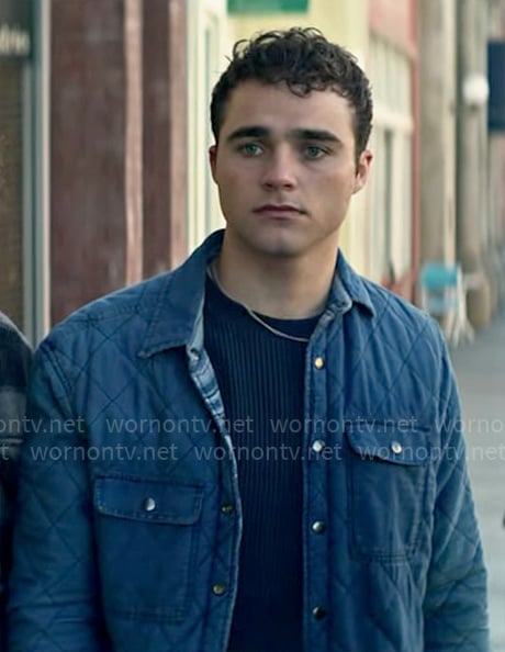 Jonathan’s quilted denim jacket on Superman and Lois