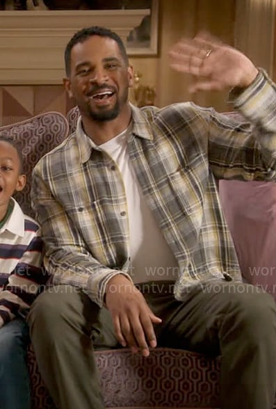 Junior’s plaid shirt on Poppas House