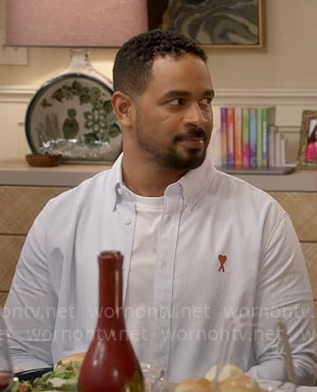 Junior’s striped heart shirt on Poppas House