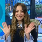 Kaley Cuoco’s M letter necklace on Today