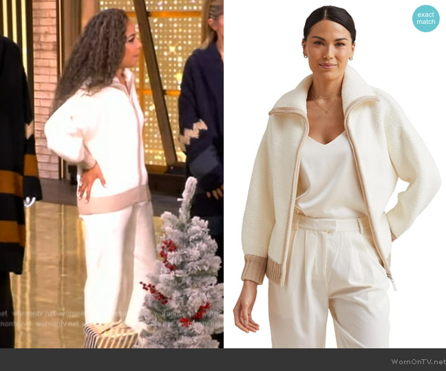 Kashwere Cozy Long Sleeve Jacket worn by Sunny Hostin on The View