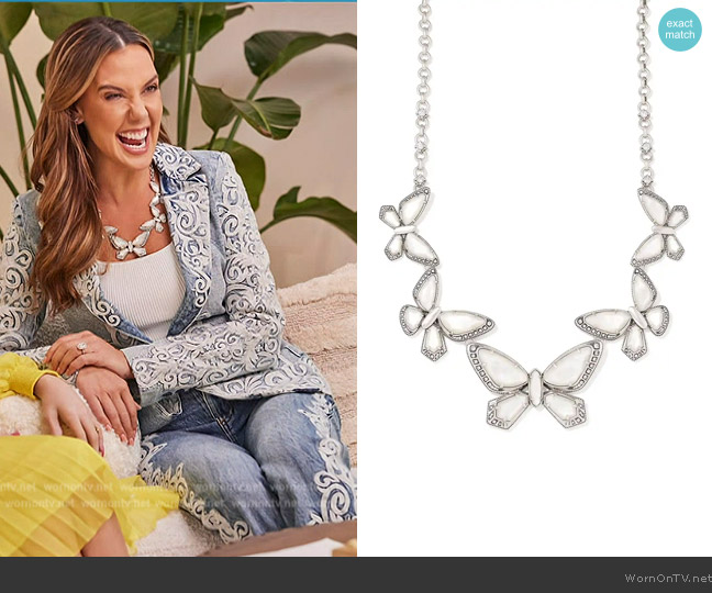 Kendra Scott Dolly Parton x Kendra Scott Vintage Silver 1974 worn by Kendra Scott on E! News