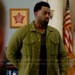 Kevin’s green shirt jacket on Chicago PD