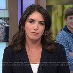 Liz Kreutz’s navy tweed blazer on Today