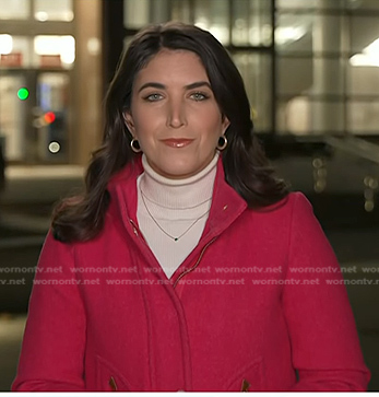 Liz’s pink coat on Today