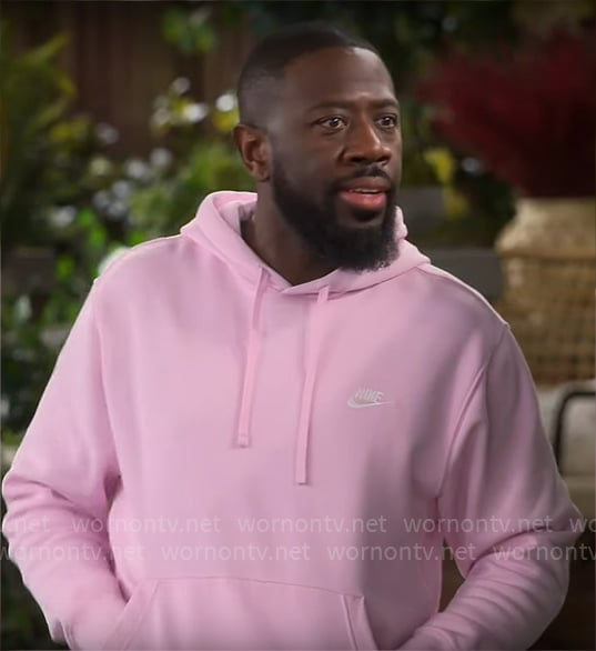 Malcolm’s pink hoodie on The Neighborhood