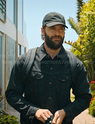 Matt’s black denim jacket on Based on a True Story