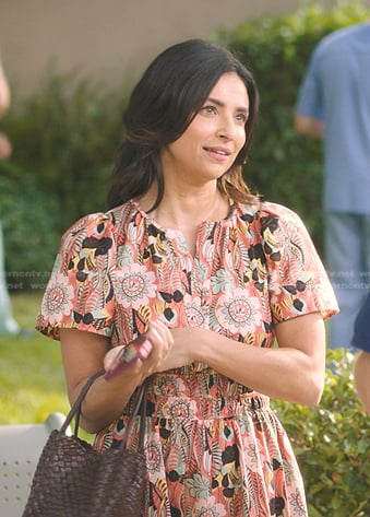 Nora’s pink floral dress on Greys Anatomy