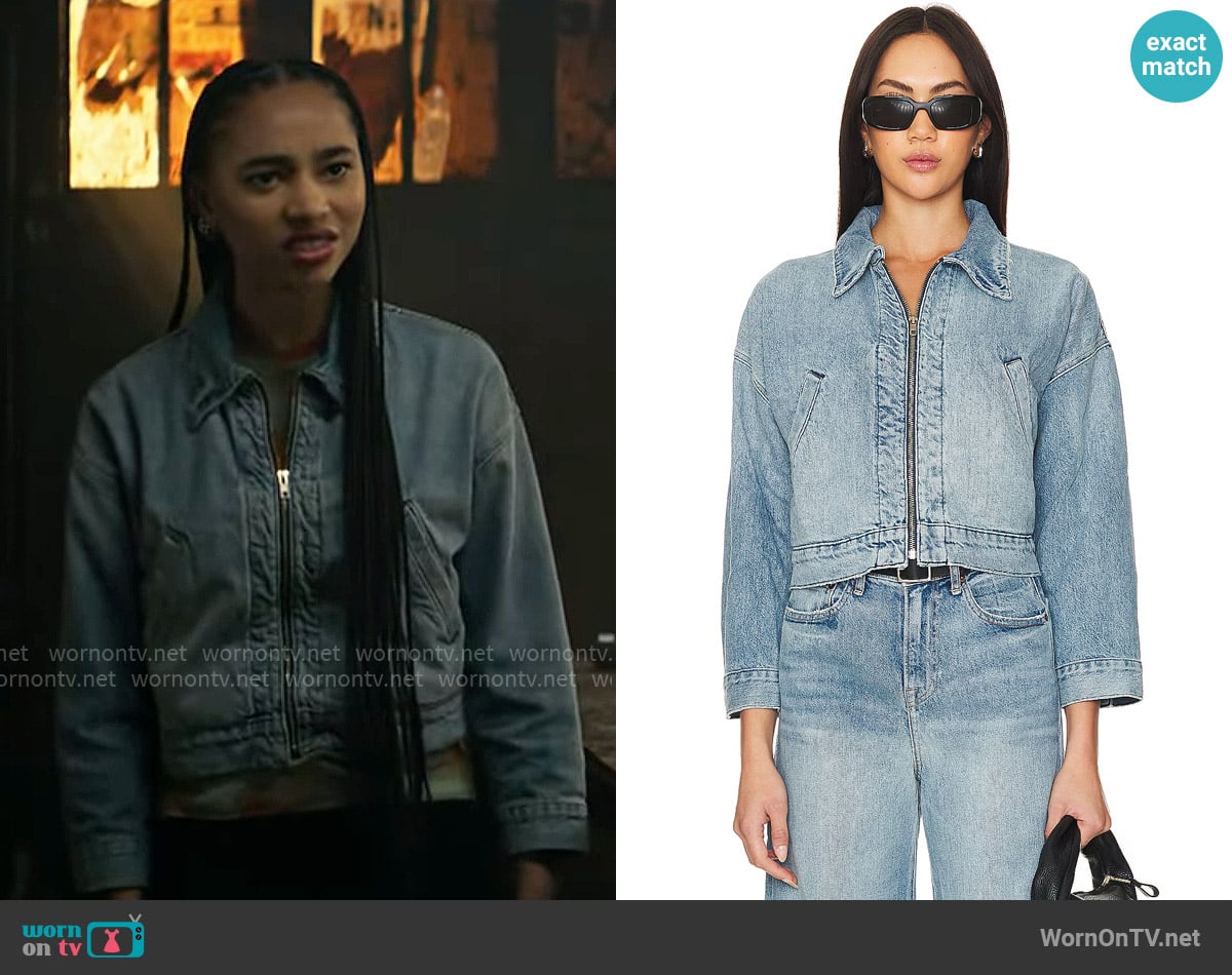NSF Conway Denim Jacket worn by Natalie Lane Irons (Tayler Buck) on Superman and Lois