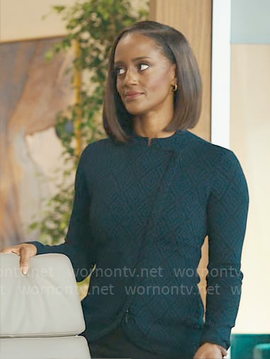 Olympia’s diamond print jacket on Matlock