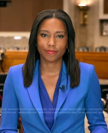 Rachel’s blue blazer on Good Morning America