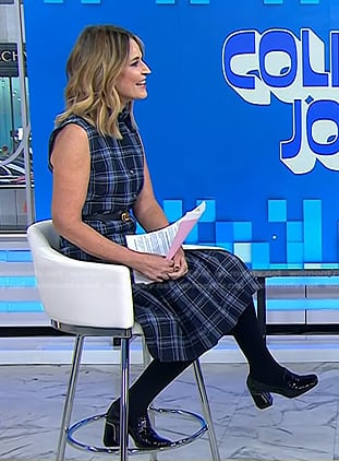 Savannah’s black heeled loafers on Today