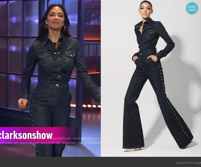 2025 Resort Collection Sergio Hudson worn by Nicole Schezinger on The Kelly Clarkson Show