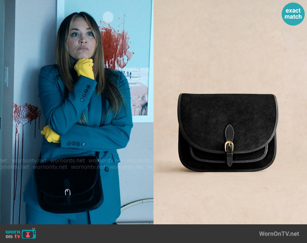 Sezane Large Romeo Bag worn by Ava Bartlett (Kaley Cuoco) on Based on a True Story