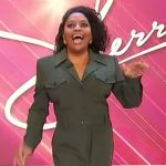 Sherri’s green utility jumpsuit on Sherri