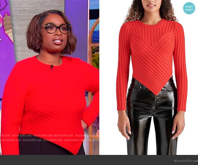 Steve Madden Melissa Sweater worn by Jennifer Hudson on The Jennifer Hudson Show