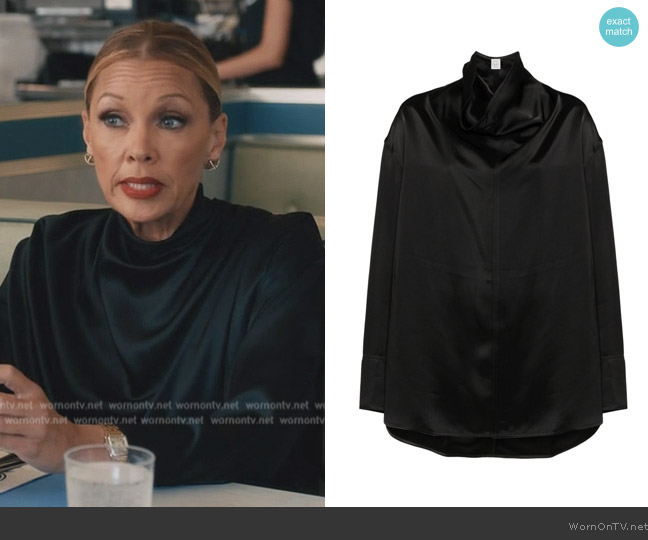 Toteme Satin Blouse worn by (Vanessa Williams) on Elsbeth