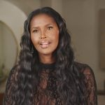 Ubah’s black lace top on The Real Housewives of New York City
