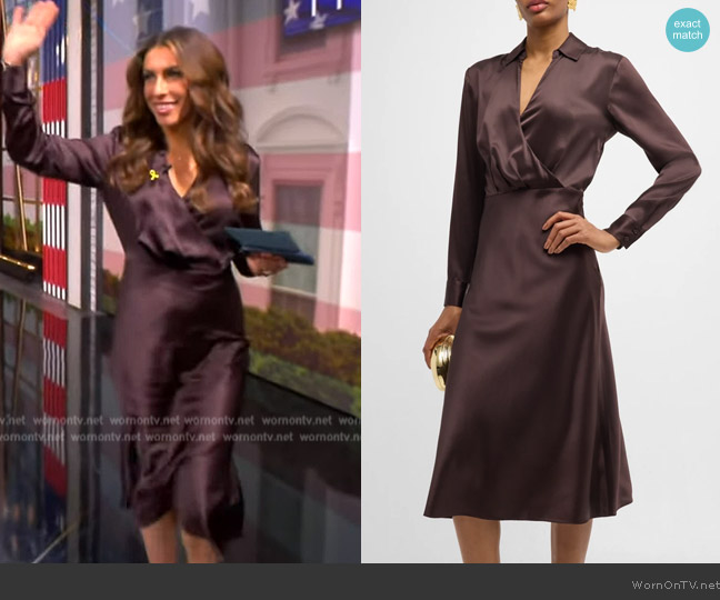 Veronica Beard Otis Silk Dress worn by Alyssa Farah Griffin on The View