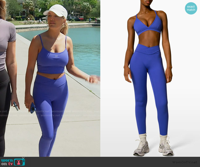 Four Three Seven The V Legging worn by Salley Carson on Southern Charm