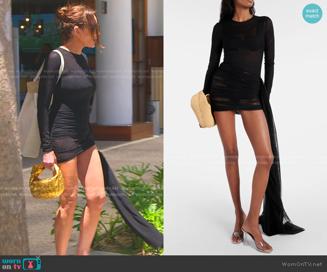 Bananhot Aiden Tie-detail Minidress worn by Meredith Marks on The Real Housewives of Salt Lake City
