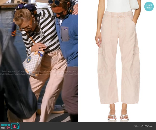 Citizens of Humanity Marcelle Cargo Pant worn by Sutton Stracke on The Real Housewives of Beverly Hills