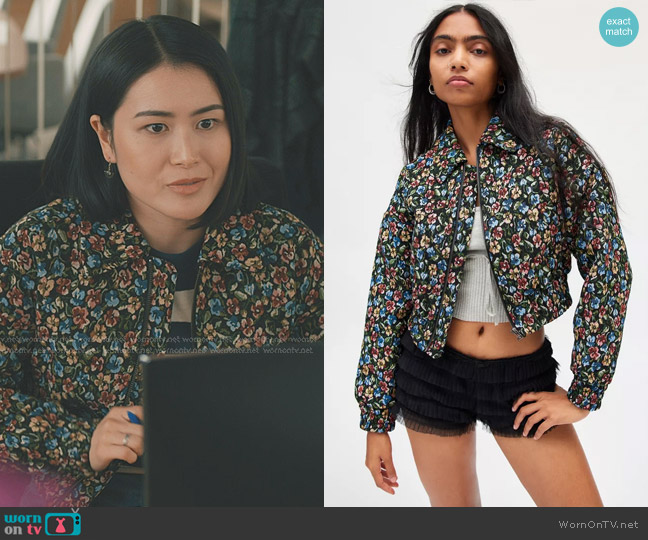 Kimchi Blue Evelyn Bomber Jacket